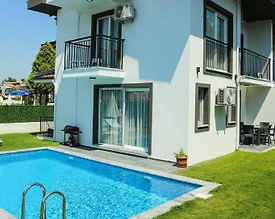 Ortaca Dalyan'da Merkezi Konumda, Özel Havuzlu, 7 Kişilik Villa - 3