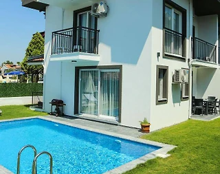 Ortaca Dalyan'da Merkezi Konumda, Özel Havuzlu, 7 Kişilik Villa - 3