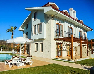 Ortaca Dalyan'da Sakin Konumda, Özel Havuzlu, Modern Villa - 4