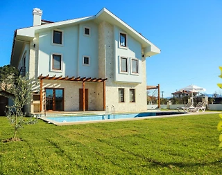 Ortaca Dalyan'da Sakin Konumda, Özel Havuzlu, Modern Villa - 5