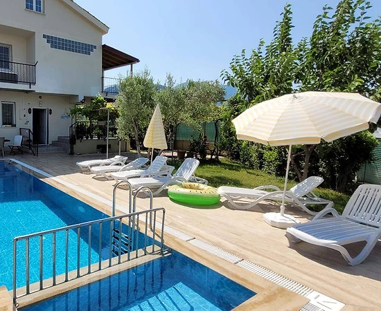 Ortaca Dalyan'da Sakin Konumda, Özel Havuzlu, Modern Villa - 1