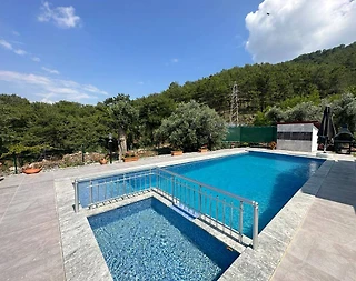 Ortaca Gökbel'de Geniş Alanlara Sahip, Özel Havuzlu, 5+1 Villa - 5