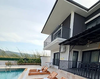 Ortaca Güzelyurt'ta Sakin Konumda, Özel Havuzlu, Lüks Villa - 5