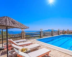 Kaş İslamlar'da Göz Alıcı Manzaralı, Özel Havuzlu, 3+1 Villa - 3