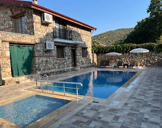 Fethiye Kayaköy'de Otantik Tasarımlı, Özel Havuzlu, 4+1 Villa - 4