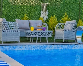 Seydikemer Kayadibi'nde Sakin Konumda, Özel Havuzlu, Kiralık Bungalov - 3