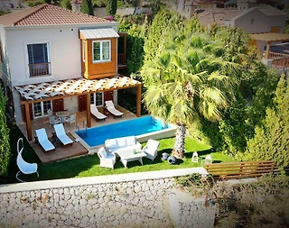 Kaş Kalkan'da Enfes Deniz Manzaralı, Özel Havuzlu, 6 Kişilik Villa - 1