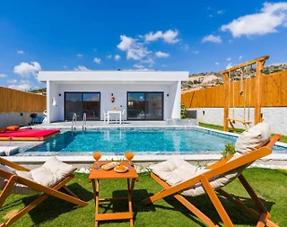 Muğla Seydikemer'de Balayı İçin Uygun, Özel Havuzlu, Şık Tatil Villası - 1