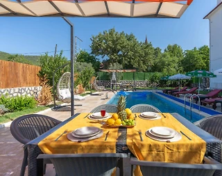 Kaş Sarılar'da Kalabalık Ailelere Uygun, Özel Havuzlu, Kiralık Villa - 5