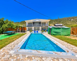 Kaş Sarıbelen'de Ferah Bahçe İçerisinde, Özel Havuzlu, Modern Villa - 2