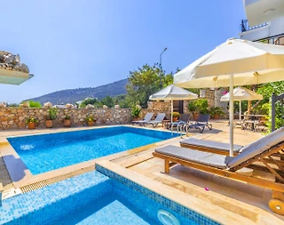 Kaş Kalkan'da Doğayla Baş Başa, Özel Havuzlu, 8 Kişilik Villa - 3