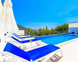 Kaş İslamlar'da Erişilebilir Konumda, Özel Havuzlu, Modern Villa - 3