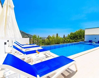 Kaş İslamlar'da Erişilebilir Konumda, Özel Havuzlu, Modern Villa - 3