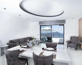 Kaş İslamlar'da Deniz Manzaralı, Özel Havuzlu, 8 Kişilik, Kiralık Villa - 2