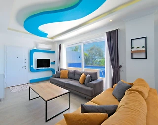 Kaş Kalkan'da Sakin Konumda, Özel Havuzlu, Konforlu Villa - 5