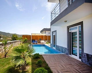 Kaş Gelemiş'te Balayı Çiftlerine Uygun, Özel Havuzlu, Jakuzili Villa - 5
