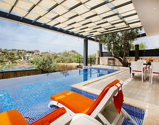 Kaş Bezirgan'da Balayı Çiftlerine Uygun, Özel Havuzlu, Ferah Villa - 4