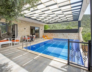 Kaş Bezirgan'da Balayı Çiftlerine Uygun, Özel Havuzlu, Ferah Villa - 5