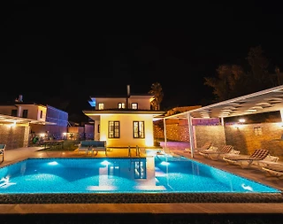 Kaş Patara'da Doğa İçerisinde, Yetişkin ve Çocuk Havuzlu, Kiralık Villa - 5