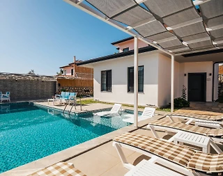 Kaş Patara'da Doğa İçerisinde, Yetişkin ve Çocuk Havuzlu, Kiralık Villa - 2