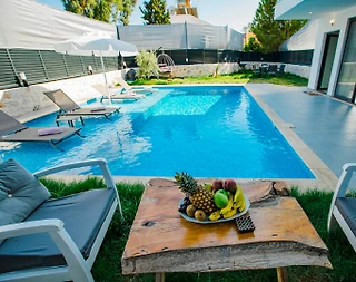 Kaş Gelemiş'te Merkezi Konumda, Özel Havuzlu, Jakuzili Villa - 5