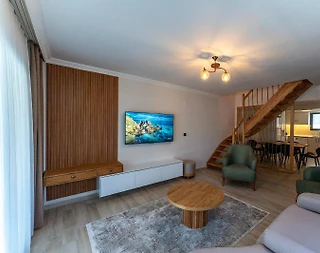 Fethiye Çiftlik'te Plaja Yürüme Mesafesinde, Özel Havuzlu, Kiralık Villa - 5