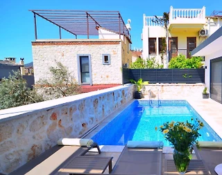 Kaş Kalkan'da Denize Yakın, Özel Havuzlu, Kiralık Villa - 5