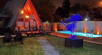 Sakarya Sapanca'da Balayı Çiftlerine Uygun, Salıncaklı, Şık Bungalov