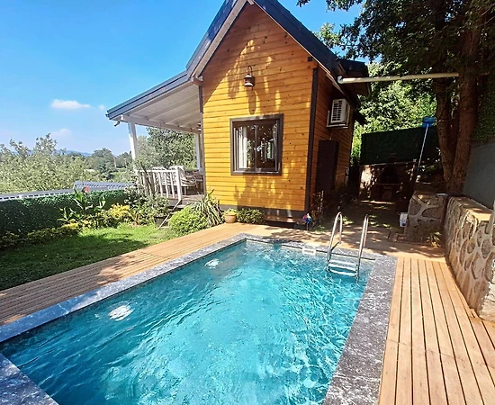 Sakarya Sapanca'da Enfes Orman Manzaralı, Müstakil Bahçeli, Tiny House - 1