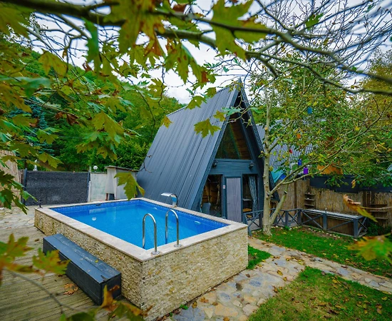 Sakarya Sapanca'da Mükemmel Doğada, Jakuzili, Kiralık Bungalov - 1