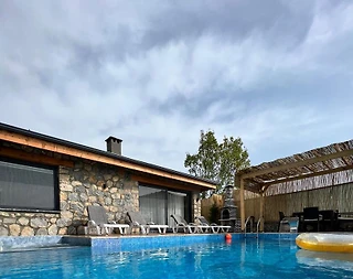 Muğla Yakaköy'de Muhteşem Deniz Manzaralı, Özel Havuzlu, 3+1 Taş Villa - 3