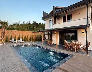 Sapanca Nailiye'de Doğa İle İç İçe, Isıtmalı Havuzlu, Lüks Villa - 3