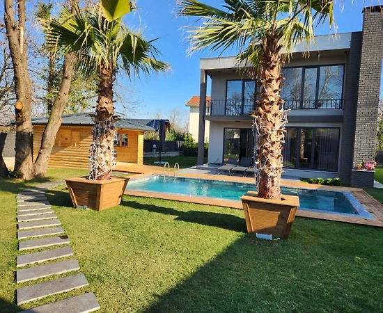 Sapanca Çayiçi'nde Geniş Bahçeli, Özel Havuzlu, Modern Villa - 1