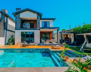 Sapanca Çayiçi'nde Modern Tasarımlı, Isıtmalı Özel Havuzlu, 4+1 Villa - 1
