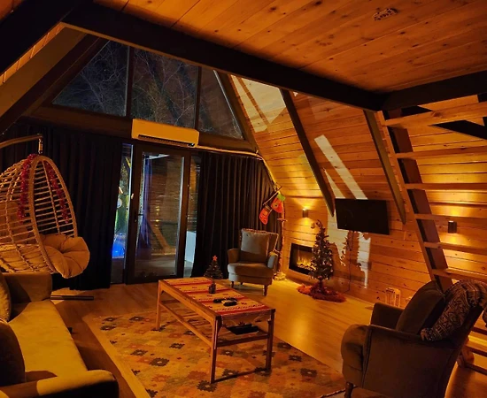 Sapanca Gazipaşa'da Bahçeli, Özel Havuzlu, Modern Bungalov - 1