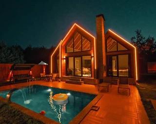 Sapanca Güldibi'nde Doğa İçerisinde, Isıtmalı Havuzlu, Şık Bungalov - 2