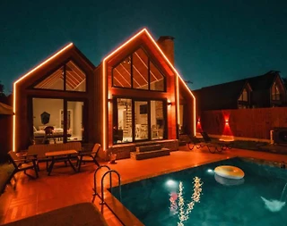 Sapanca Güldibi'nde Doğa İçerisinde, Isıtmalı Havuzlu, Şık Bungalov - 3