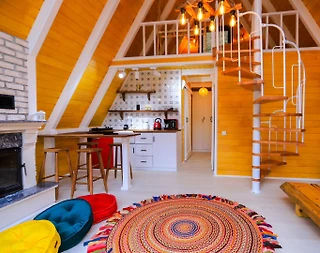 İstanbuldere'de Muhteşem Doğada, Özel Havuzlu, Modern Bungalov - 5