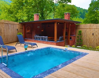 Sapanca İstanbuldere'de Yemyeşil Bahçeli, Özel Havuzlu, 2+1 Bungalov - 5