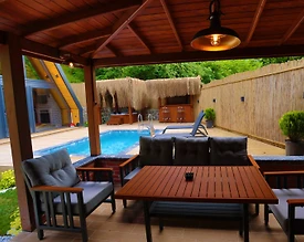 Sapanca İstanbuldere'de Yemyeşil Bahçeli, Özel Havuzlu, 2+1 Bungalov - 3