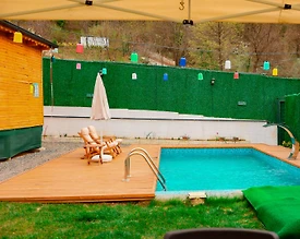 Sapanca Kırkpınar'da Enfes Doğada, Isıtmalı Havuzlu, Kiralık Bungalov - 3