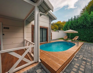 Sapanca Kırkpınar'da Geniş Ailelere Uygun, Isıtmalı Havuzlu, Şık Villa - 3