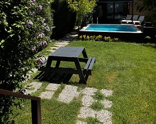 Sapanca Kırkpınar'da Merkezi Konumda, Isıtmalı Havuzlu, Kiralık Bungalov - 5