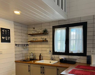 Sapanca Kırkpınar'da Minimalist Tasarımlı, Isıtmalı Havuzlu, 1+1 Tiny House - 5