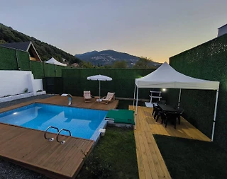 Sapanca Kırkpınar'da Modern Tasarımlı, Isıtmalı Havuzlu, 2+1 Bungalov - 4