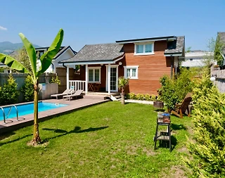 Sapanca Kırkpınar'da Muhteşem Doğafa, Isıtmalı Havuzlu, Konforlu Tiny House - 1