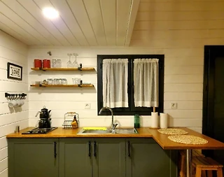 Sapanca Kırkpınar'da Tesis İçerisinde, Özel Havuzlu, 1+1 Tiny House - 4