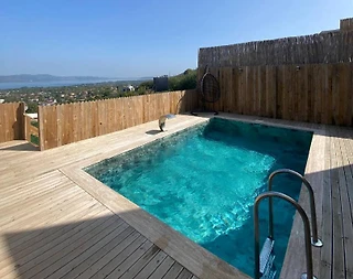 Sapanca Kurtköy'de Doğa İçerisinde, Isıtmalı Havuzlu, Modern Bungalov - 4