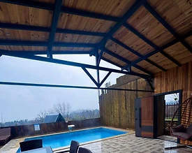 Sapanca Kuruçeşme'de Enfes Göl Manzaralı, Özel Havuzlu, Kiralık Bungalov - 3