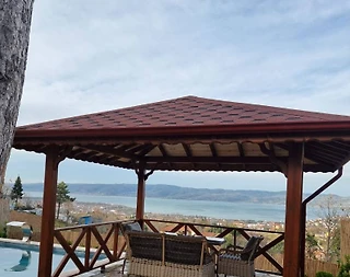 Sapanca Kuruçeşme'de Doğa Manzaralı, Özel Havuzlu, Şömineli Bungalov - 4